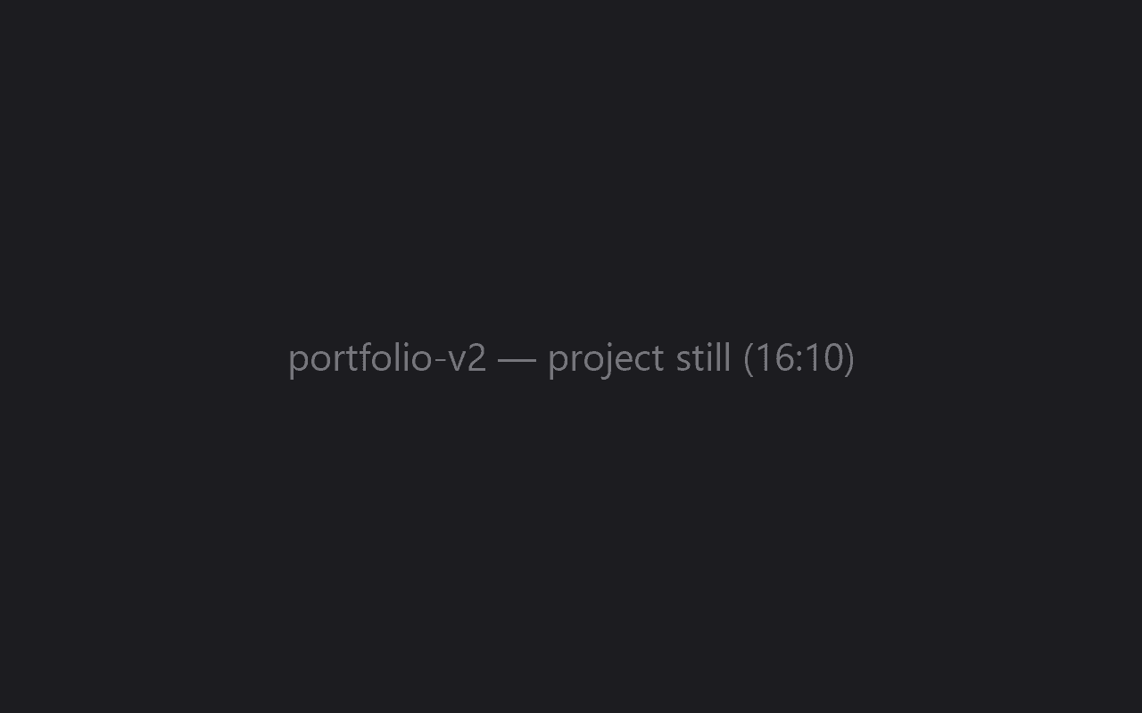 portfolio v2 — web 2024 project preview